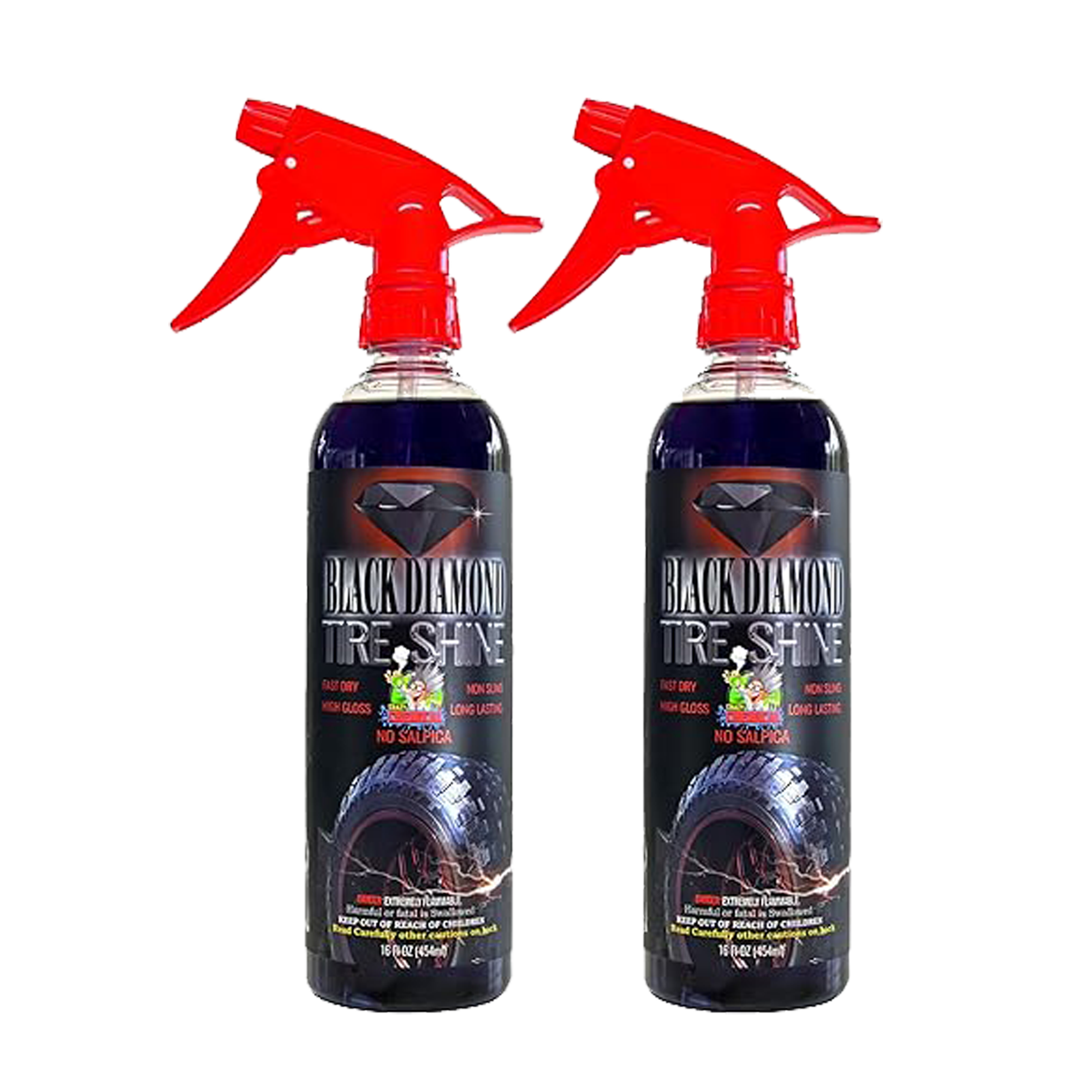 Black Diamond Tire Shine 16oz (Pack of 2)